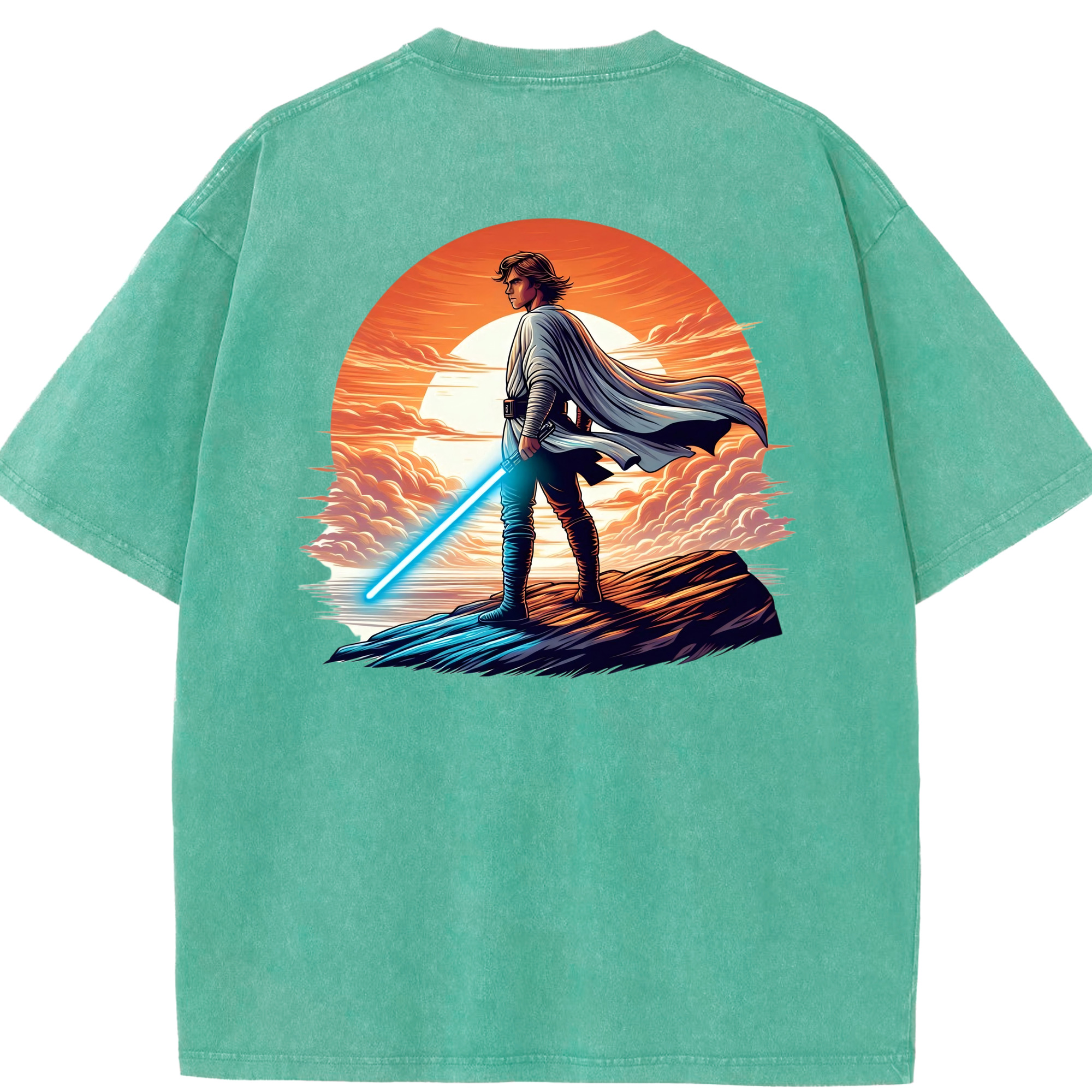 （画像用） スター・ウォーズ Star Wars 綿100% ヴィンテージ風 半袖Tシャツ（背面プリント）